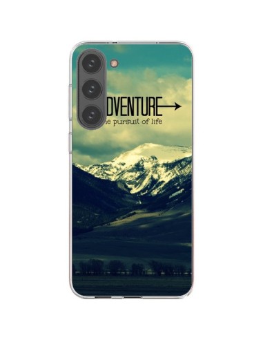 Coque Samsung Galaxy S23 Plus 5G Adventure the pursuit of life Montagnes Ski Paysage - R Delean