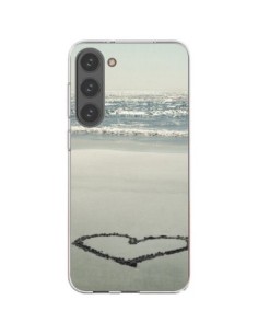 Samsung Galaxy S23 Plus 5G Case Heart Beach Summer Sand...