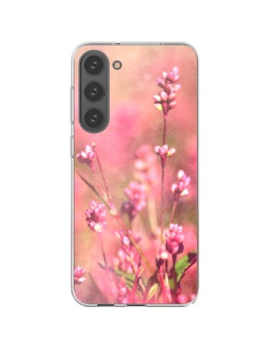 Coque Samsung Galaxy S23 Plus 5G Fleurs Bourgeons Roses - R Delean