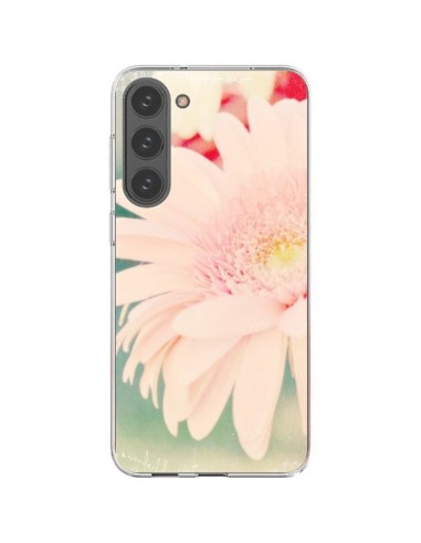 Coque Samsung Galaxy S23 Plus 5G Fleurs Roses magnifique - R Delean