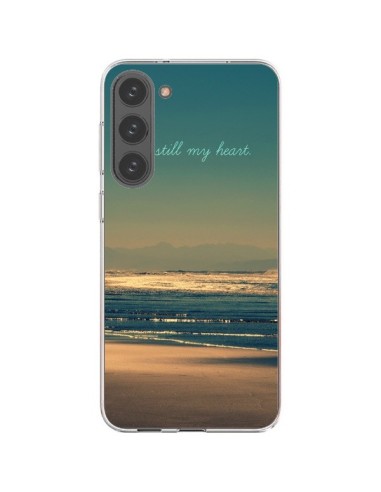 Cover Samsung Galaxy S23 Plus 5G Be still my heart Mare Oceano Sabbia Spiaggia - R Delean
