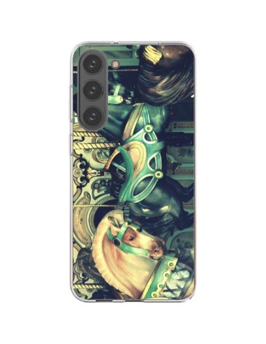 Coque Samsung Galaxy S23 Plus 5G Manege Enfant Carrousel Chevaux - R Delean