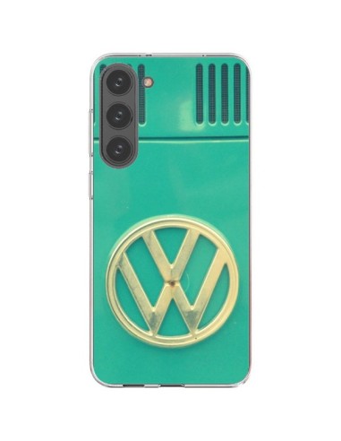 Coque Samsung Galaxy S23 Plus 5G Groovy Van Hippie VW Bleu - R Delean