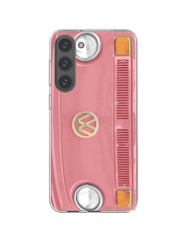 Cover Samsung Galaxy S23 Plus 5G Groovy Van Hippie VW Rosa - R Delean