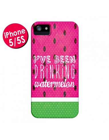 Coque Pasteque Watermelon pour iPhone 5 et 5S - Mary Nesrala