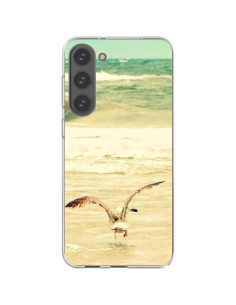 Coque Samsung Galaxy S23 Plus 5G Mouette Mer Ocean Sable...