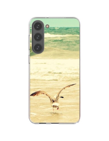 Cover Samsung Galaxy S23 Plus 5G Gabbiano Mare Oceano Sabbia Spiaggia Paesaggio - R Delean