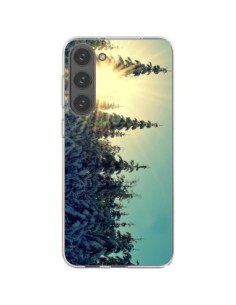 Cover Samsung Galaxy S23 Plus 5G Paesaggio Invernale Neve...