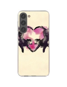 Cover Samsung Galaxy S23 Plus 5G Gatto Amore to sleep -...