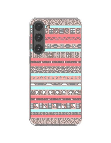 Coque Samsung Galaxy S23 Plus 5G Azteque Aztec Rose Pastel - Rex Lambo