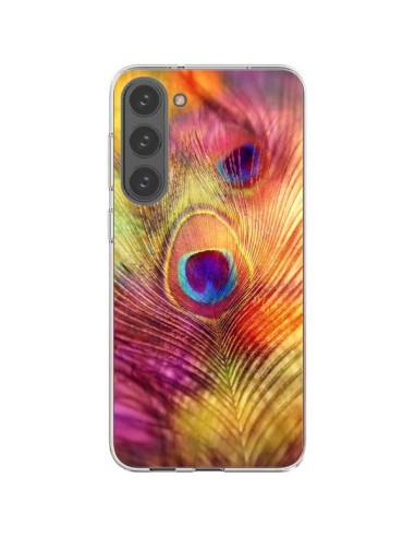 Samsung Galaxy S23 Plus 5G Case Plume Peacock Multicolor - Sylvia Cook