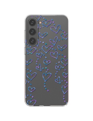 Samsung Galaxy S23 Plus 5G Case Hearts Floating Clear - Sylvia Cook