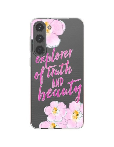 Coque Samsung Galaxy S23 Plus 5G Explorer of Truth and Beauty Transparente - Sylvia Cook