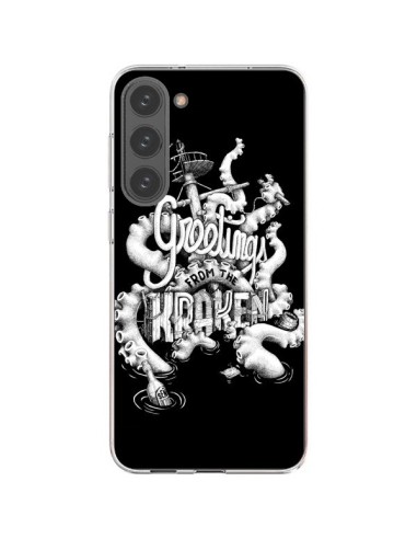 Cover Samsung Galaxy S23 Plus 5G Greetings from the kraken Polpo Tentacoli - Senor Octopus