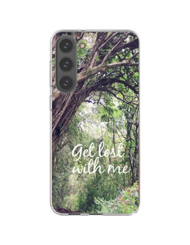 Coque Samsung Galaxy S23 Plus 5G Get lost with him Paysage Foret Palmiers - Tara Yarte