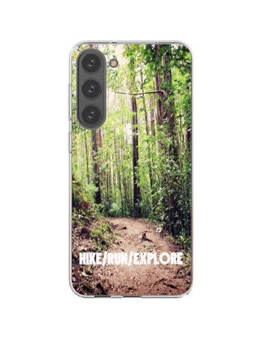 Coque Samsung Galaxy S23 Plus 5G Hike Run Explore Paysage Foret - Tara Yarte