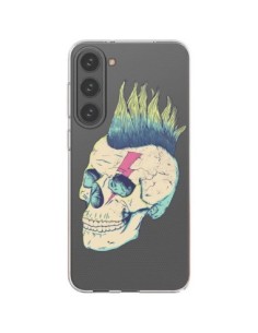 Cover Samsung Galaxy S23 Plus 5G Teschio Punk Trasparente...