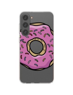 Coque Samsung Galaxy S23 Plus 5G Donuts Rose Transparente...