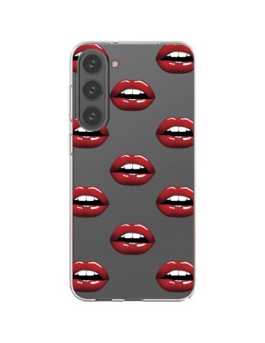 Coque Samsung Galaxy S23 Plus 5G Lèvres Rouges Lips Transparente - Yohan B.