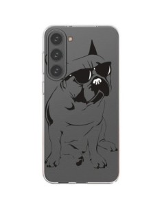 Cover Samsung Galaxy S23 Plus 5G Bulldog Cane Trasparente...