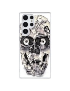 Coque Samsung Galaxy S23 Ultra 5G Tape Skull K7 Tête de...