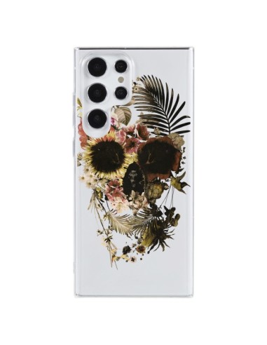 Samsung Galaxy S23 Ultra 5G Case Garden Skull Clear - Ali Gulec