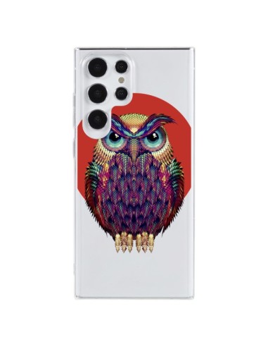Coque Samsung Galaxy S23 Ultra 5G Chouette Hibou Owl Transparente - Ali Gulec