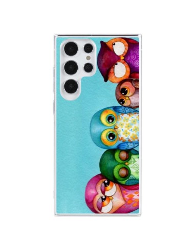 Coque Samsung Galaxy S23 Ultra 5G Famille Chouettes - Annya Kai