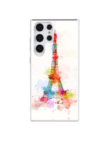 Coque Samsung Galaxy S23 Ultra 5G Paris Tour Eiffel Muticolore - Asano Yamazaki