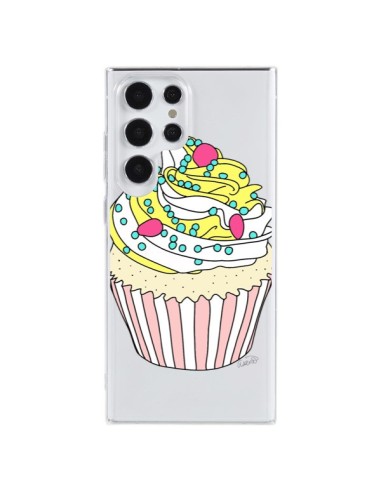 Cover Samsung Galaxy S23 Ultra 5G Cupcake Dolce Trasparente - Asano Yamazaki