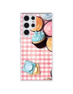 Coque Samsung Galaxy S23 Ultra 5G Petit Dejeuner Cupcakes...