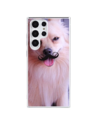 Coque Samsung Galaxy S23 Ultra 5G Clyde Chien Movember Moustache - Bertrand Carriere