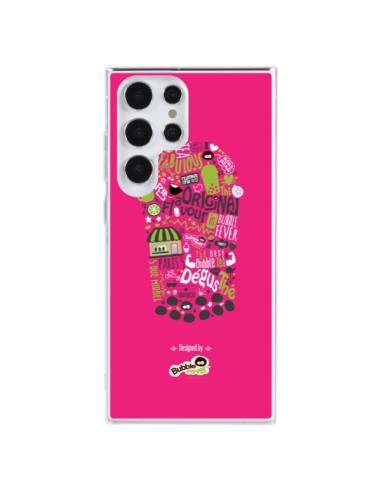 Cover Samsung Galaxy S23 Ultra 5G Bubble Fever Originale Rosa - Bubble Fever