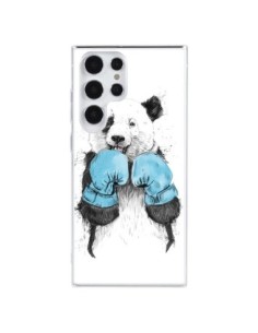 Coque Samsung Galaxy S23 Ultra 5G Winner Panda Boxeur -...