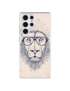 Coque Samsung Galaxy S23 Ultra 5G Cool Lion Lunettes -...