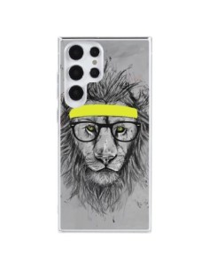 Coque Samsung Galaxy S23 Ultra 5G Hipster Lion - Balazs...