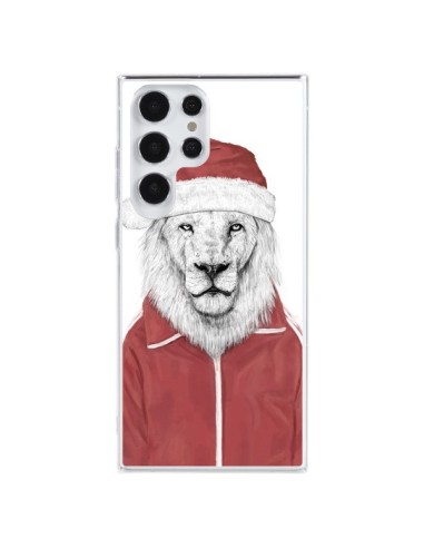 Samsung Galaxy S23 Ultra 5G Case Santa Claus Lion - Balazs Solti