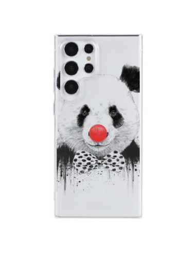 Coque Samsung Galaxy S23 Ultra 5G Clown Panda Transparente - Balazs Solti