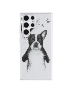 Coque Samsung Galaxy S23 Ultra 5G Love Bulldog Dog Chien...