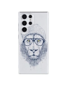 Coque Samsung Galaxy S23 Ultra 5G Cool Lion Swag Lunettes...