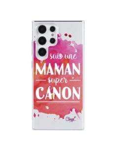 Samsung Galaxy S23 Ultra 5G Case I'm a Super Mom Pink...