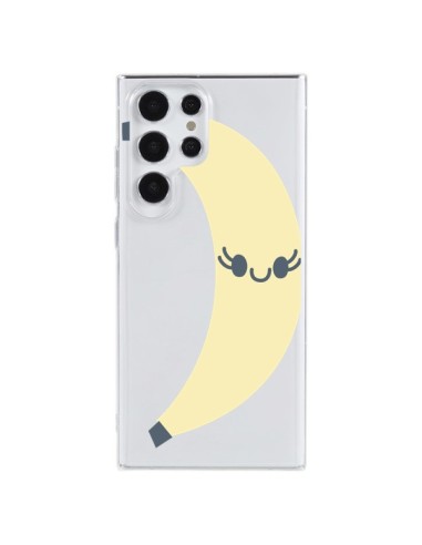 Coque Samsung Galaxy S23 Ultra 5G Banana Banane Fruit Transparente - Claudia Ramos