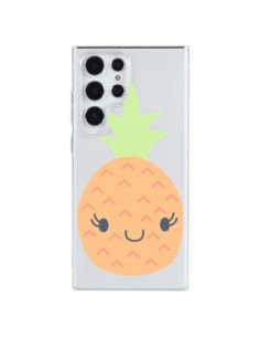 Samsung Galaxy S23 Ultra 5G Case Pineapple Fruit Clear -...