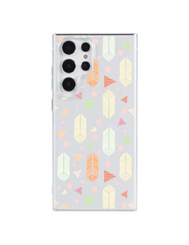Coque Samsung Galaxy S23 Ultra 5G Arrow Fleche Azteque Transparente - Claudia Ramos