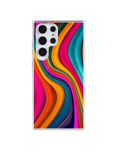 Cover Samsung Galaxy S23 Ultra 5G Amore Onde Colorate - Danny Ivan