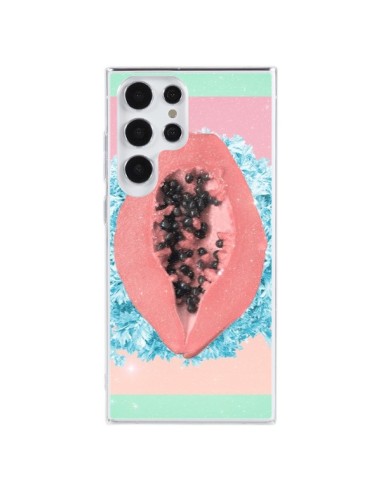 Coque Samsung Galaxy S23 Ultra 5G Papaya Rocks Fruit - Danny Ivan