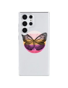 Coque Samsung Galaxy S23 Ultra 5G Papillon Butterfly...