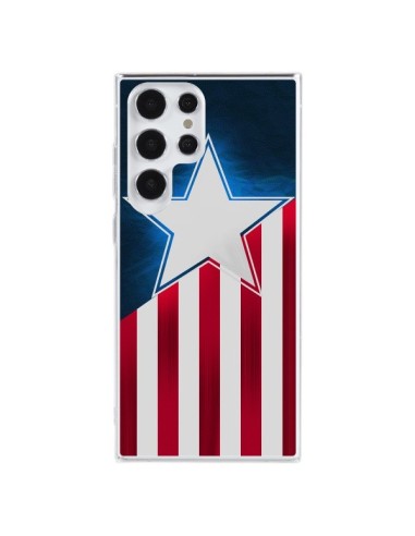 Coque Samsung Galaxy S23 Ultra 5G Captain America - Eleaxart