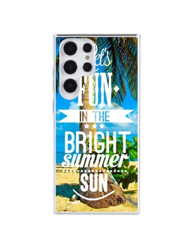 Coque Samsung Galaxy S23 Ultra 5G Fun Summer Sun Été - Eleaxart
