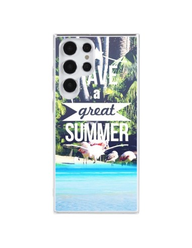 Coque Samsung Galaxy S23 Ultra 5G Have a Great Summer Été - Eleaxart